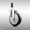 Service Caster 5 Inch 316SS Black Polyurethane Wheel Swivel 3/4 Inch Expanding Stem Caster SCC-SS316EX20S514-PPUB-BLK-34 - alternate 1